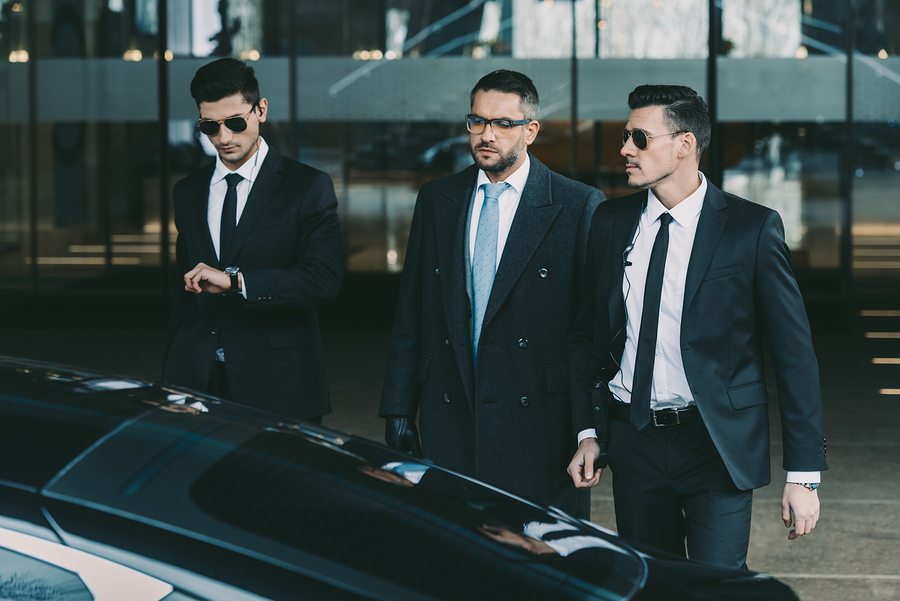 Team of bodyguards